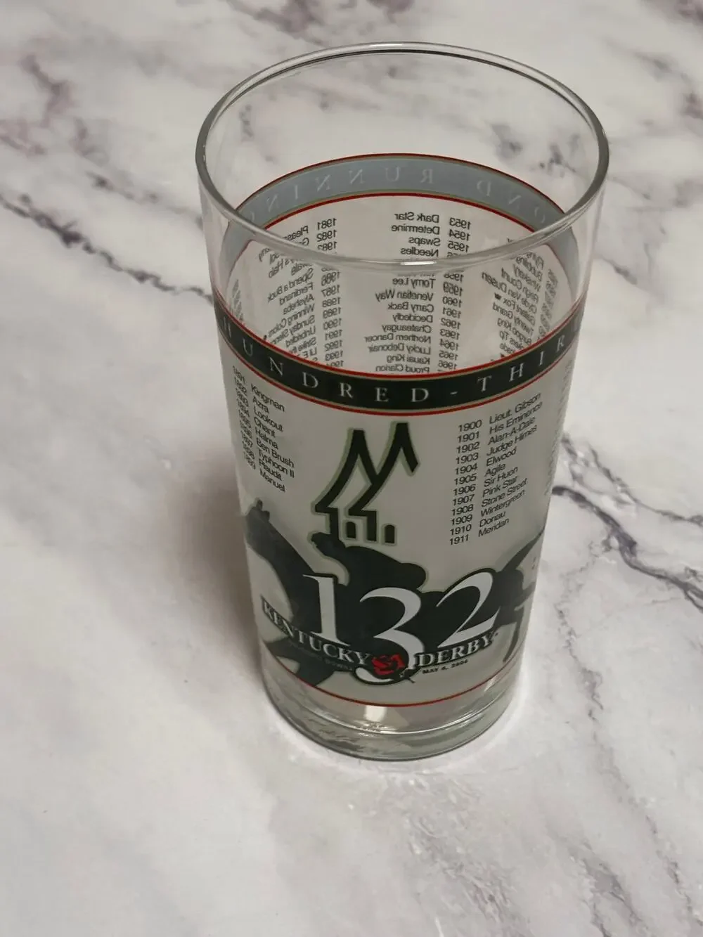 2006 Kentucky Derby Official 132 Churchill Downs Vintage Julep Glass Louisville